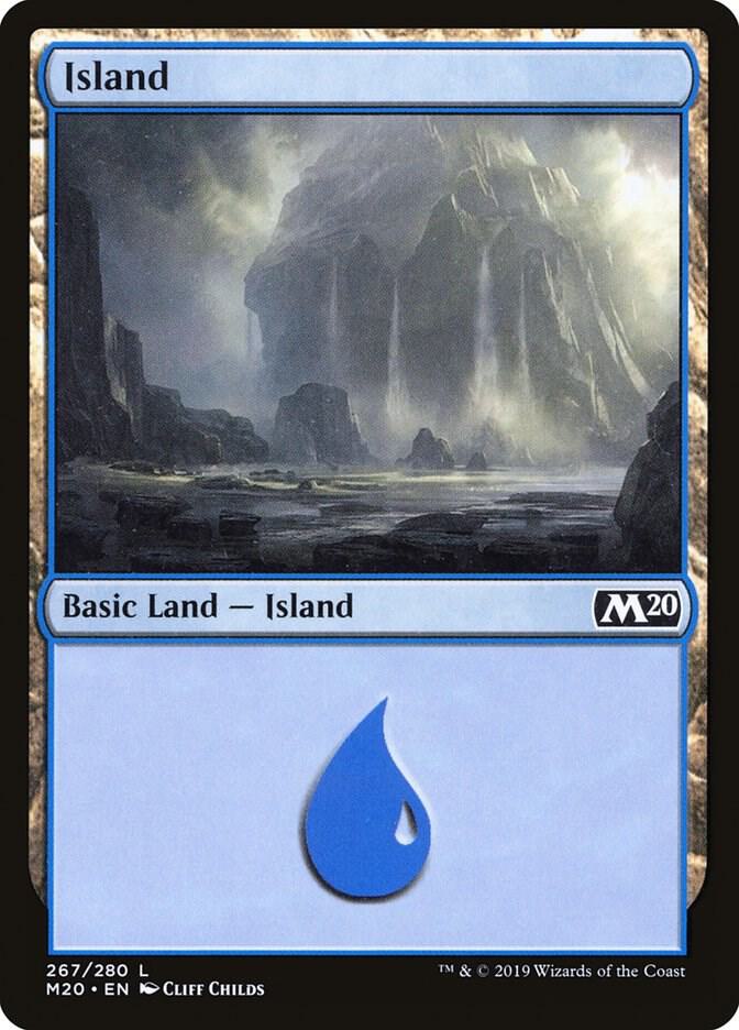 Island 267/280 (Core Set 2020)  - Foil