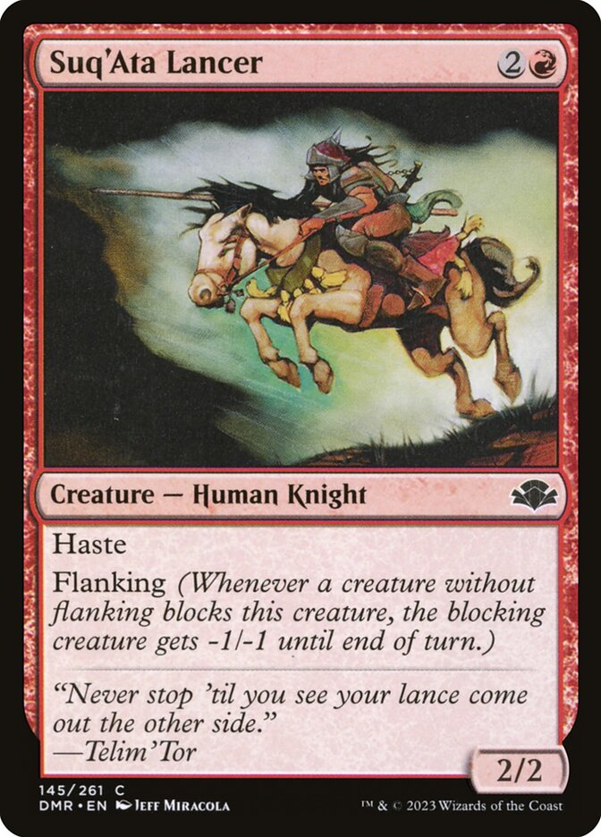 Suq'Ata Lancer 145/261 (Dominaria Remastered) 