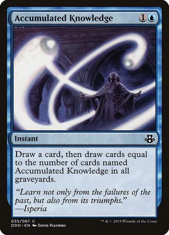 Accumulated Knowledge 35 (Duel Decks: Elspeth vs. Kiora) 