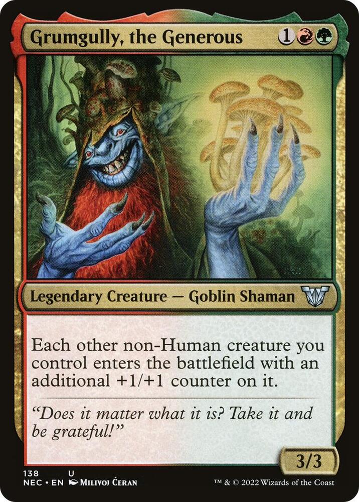 Grumgully, the Generous 138/38 (Commander: Kamigawa: Neon Dynasty) 