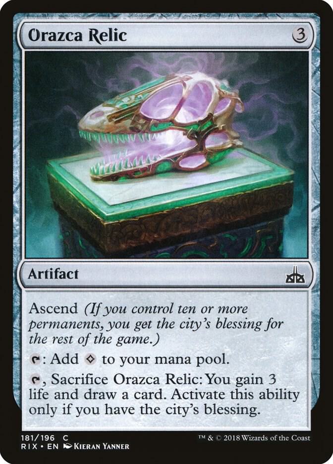 Orazca Relic 181/196 (Rivals of Ixalan) 