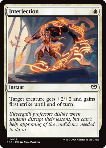 Interjection [Secrets of Strixhaven]