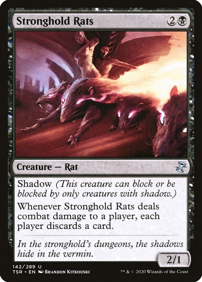 Stronghold Rats 142/289 (Time Spiral: Remastered)  - Foil