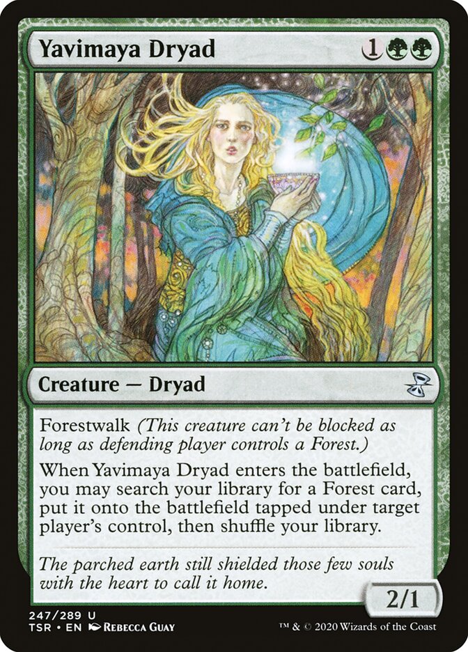 Yavimaya Dryad 247 (Time Spiral: Remastered)  - Foil