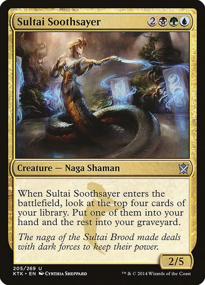 Sultai Soothsayer 205 (Khans of Tarkir) 