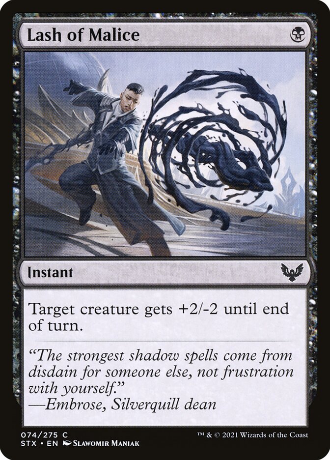 Lash of Malice 74 (Strixhaven: School of Mages)  - Foil