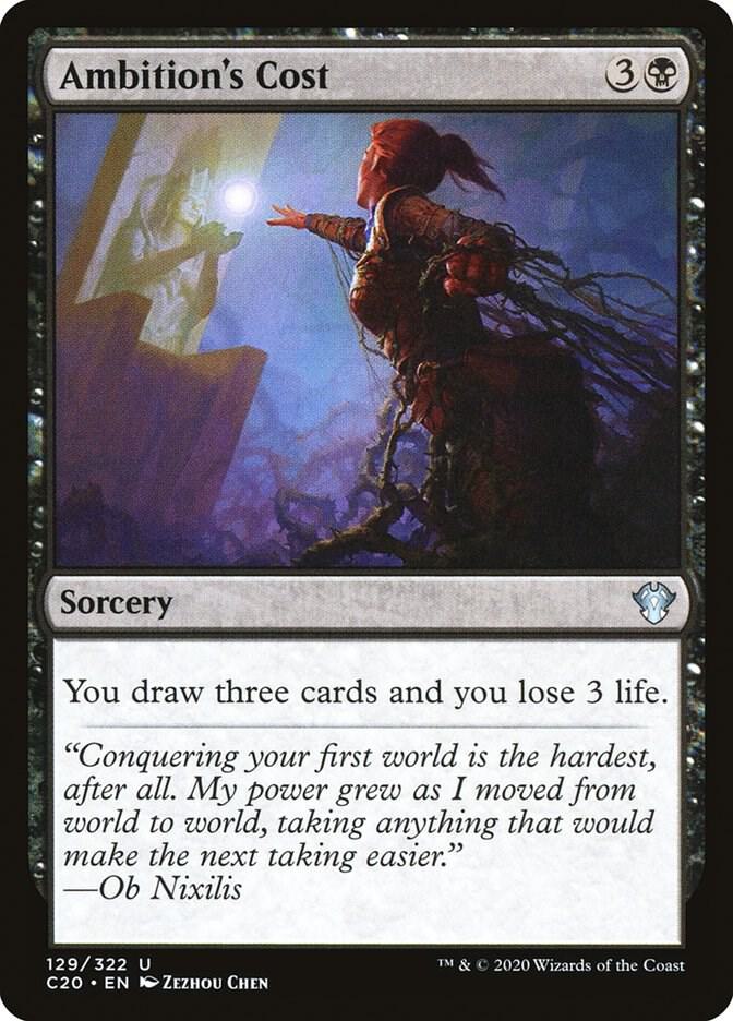 Ambition's Cost 129/322 (Commander 2020) 