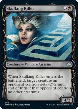 Skulking Killer Showcase 296/277 (Innistrad: Crimson Vow)  - Foil