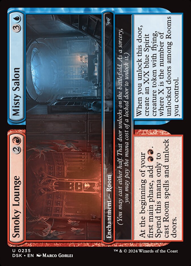 Smoky Lounge // Misty Salon 235 (Duskmourn: House of Horror)  - Foil