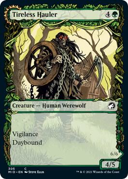 Tireless Hauler Showcase 305/277 (Innistrad: Midnight Hunt)  - Foil