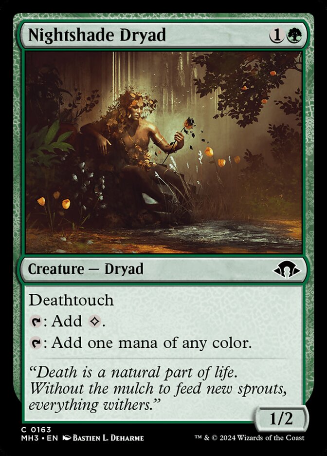 Nightshade Dryad 163 (Modern Horizons 3) 