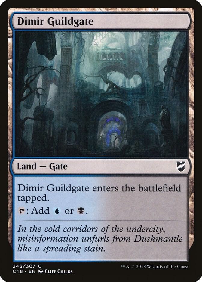 Dimir Guildgate 243/307 (Commander 2018) 