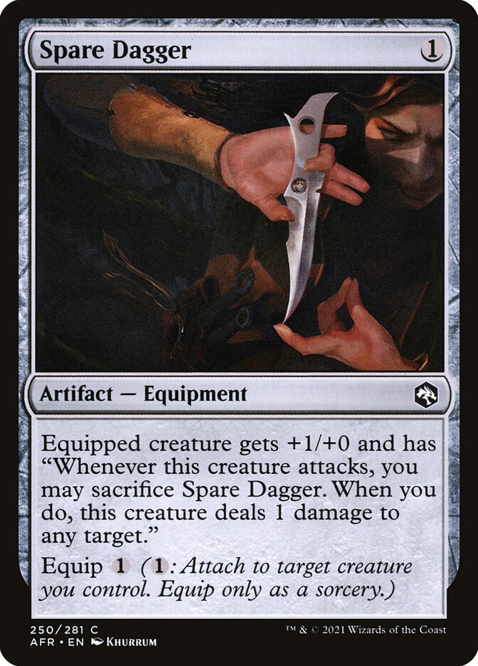 Spare Dagger 250 (Adventures in the Forgotten Realms)  - Foil