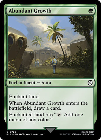 Abundant Growth 722/326 (Universes Beyond: Fallout)  - Surge Foil