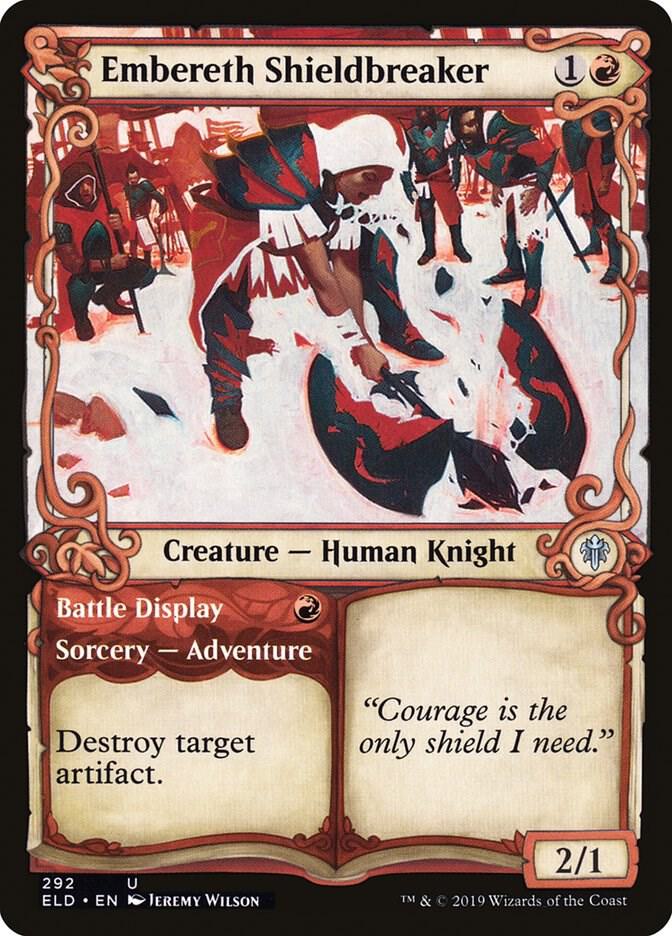 Embereth Shieldbreaker // Battle Display 292/269 (Throne of Eldraine)  - Showcase