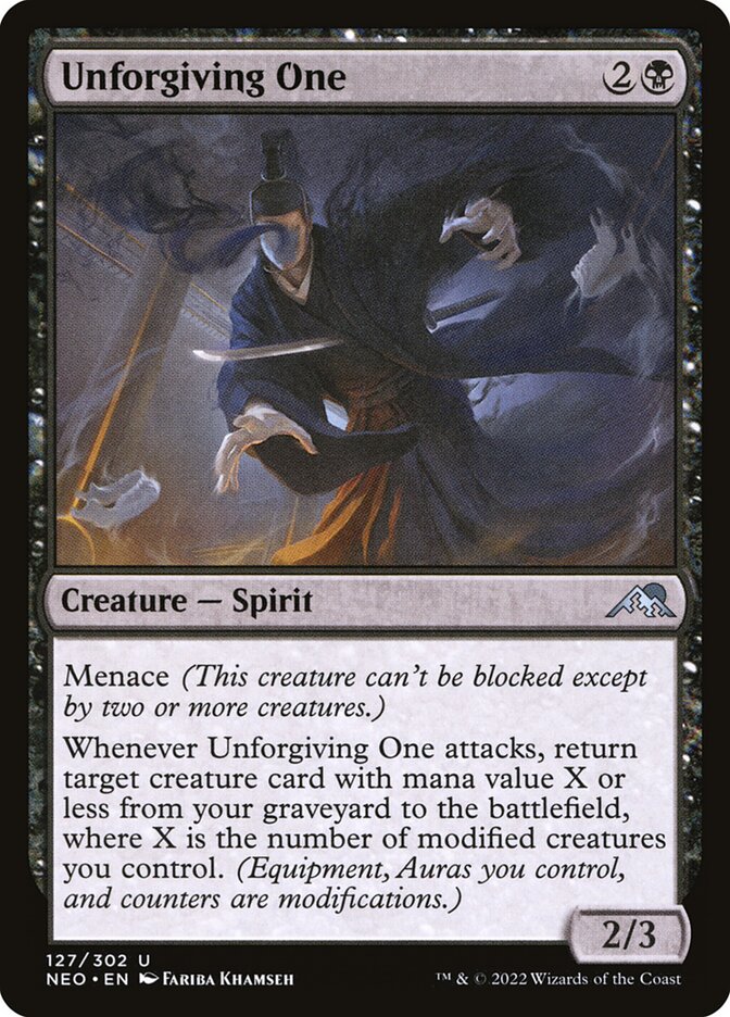 Unforgiving One 127/302 (Kamigawa: Neon Dynasty) 