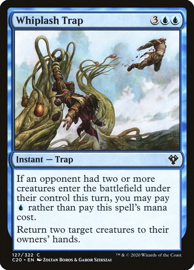 Whiplash Trap 127/322 (Commander 2020) 