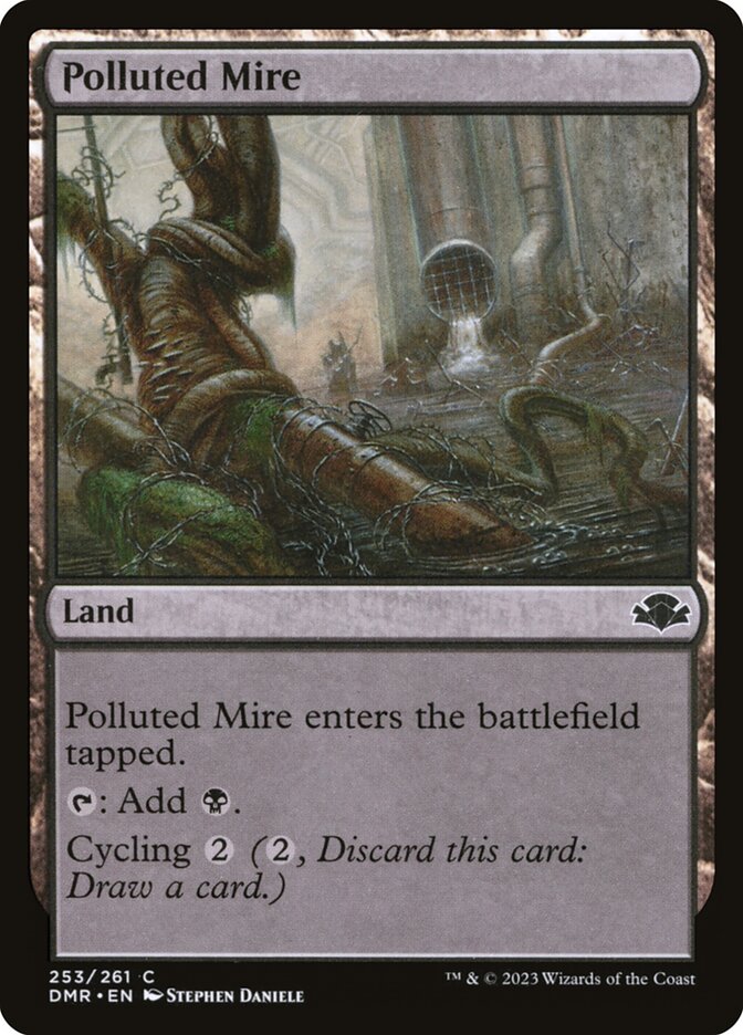 Polluted Mire 253/261 (Dominaria Remastered) 