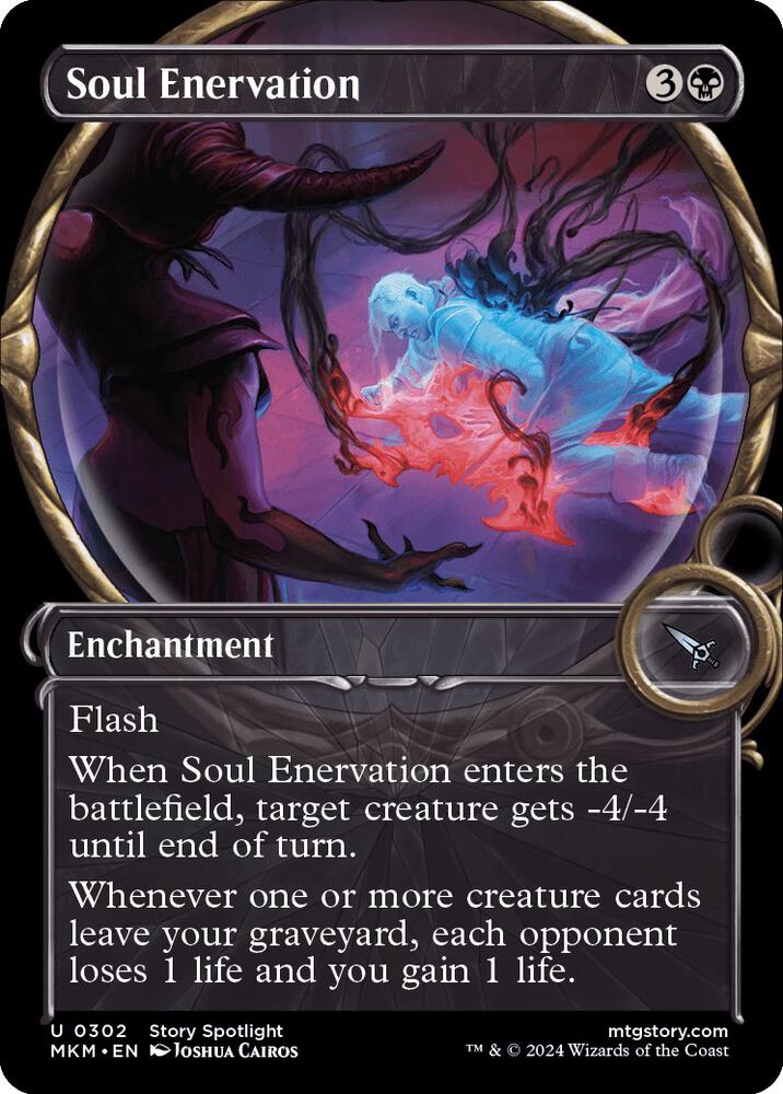 Soul Enervation 302/286 (Murders at Karlov Manor)  - Showcase