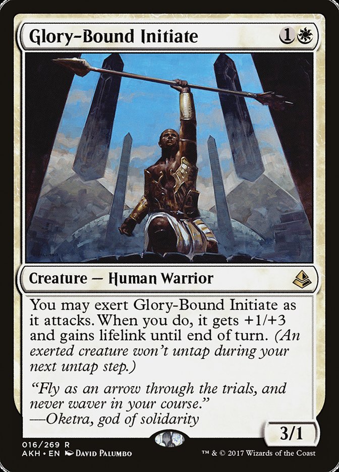 Glory-Bound Initiate 16/269 (Amonkhet) 