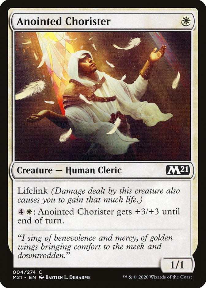 Anointed Chorister 4 (Core Set 2021) 