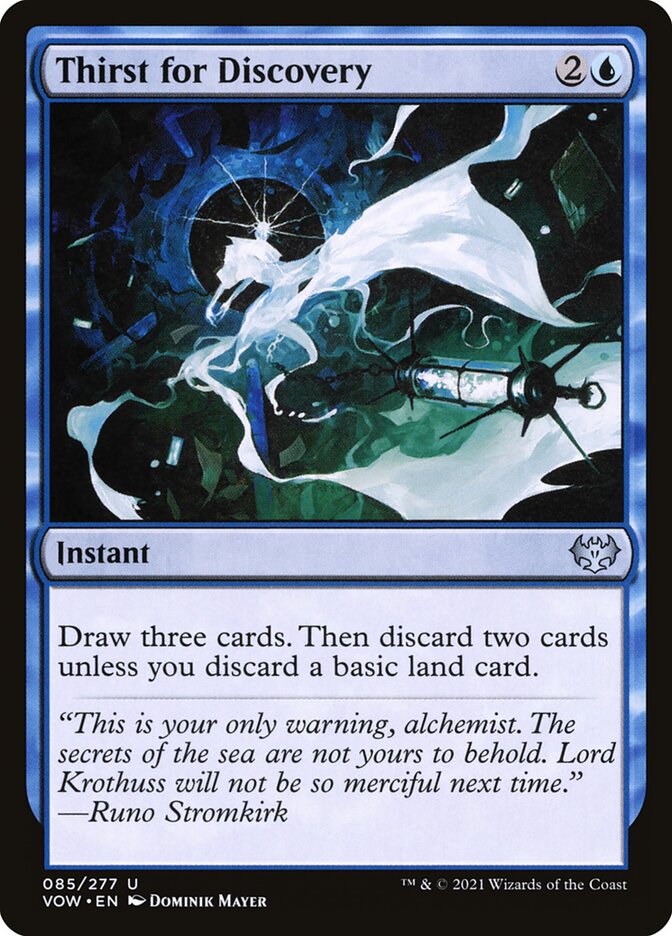 Thirst for Discovery 85 (Innistrad: Crimson Vow)  - Foil