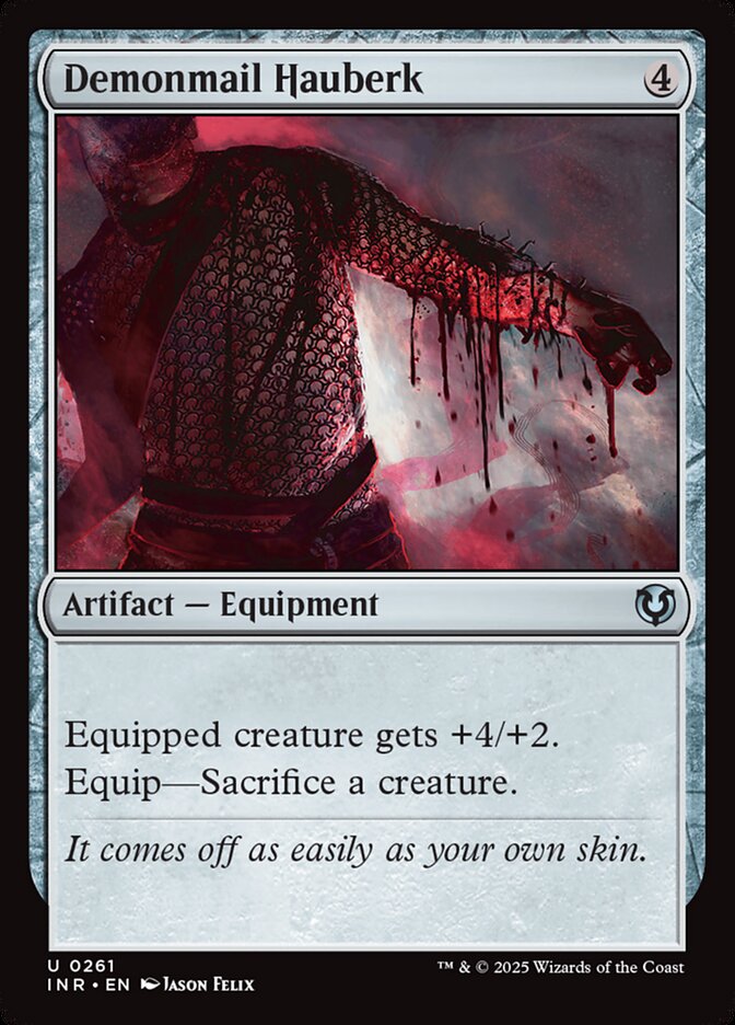 Demonmail Hauberk 261/287 (Innistrad Remastered)  - Foil