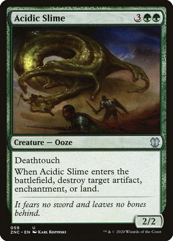 Acidic Slime 59/142 (Commander: Zendikar Rising) 