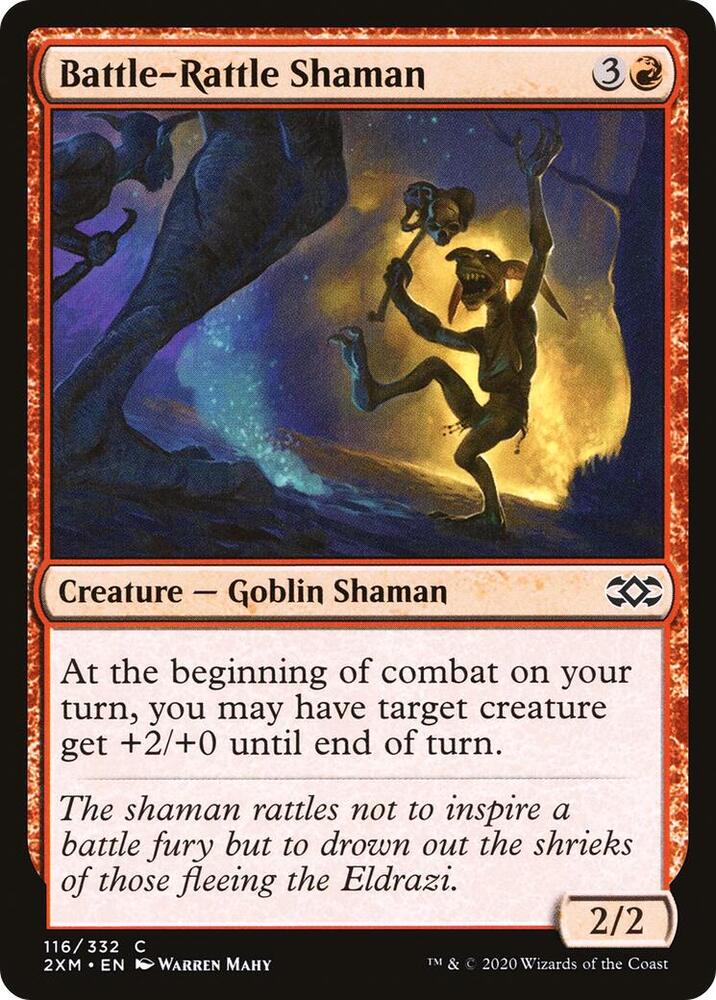 Battle-Rattle Shaman 116/332 (Double Masters)  - Foil