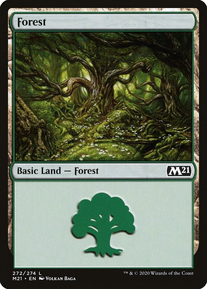 Forest 272 (Core Set 2021)  - Foil