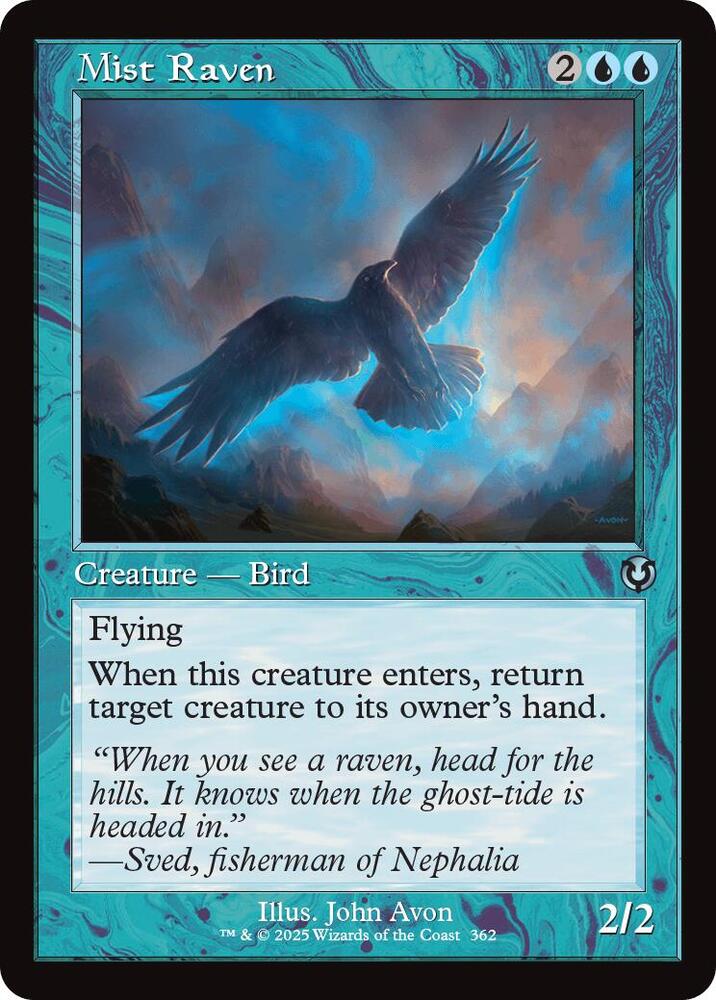 Mist Raven 362/287 (Innistrad Remastered)  - Retro