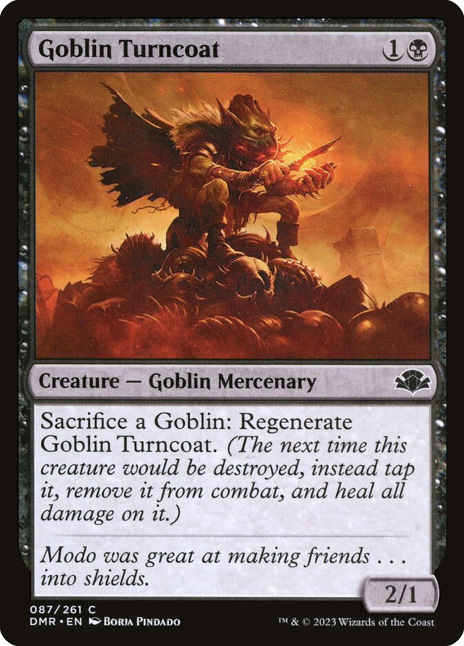 Goblin Turncoat 87/261 (Dominaria Remastered) 