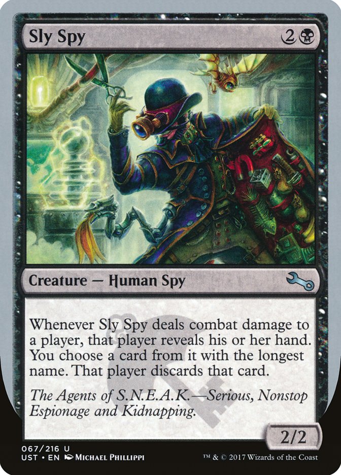 Sly Spy 67/216 (Unstable) 
