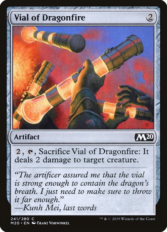 Vial of Dragonfire 241/280 (Core Set 2020)  - Foil