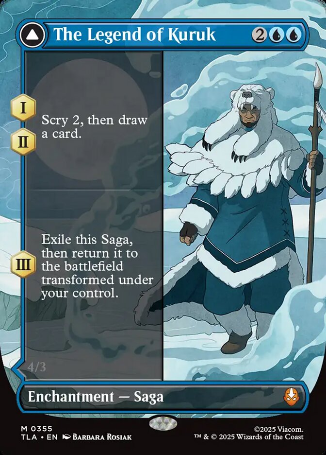 The Legend of Kuruk Borderless 355 (Avatar: The Last Airbender)  - Borderless