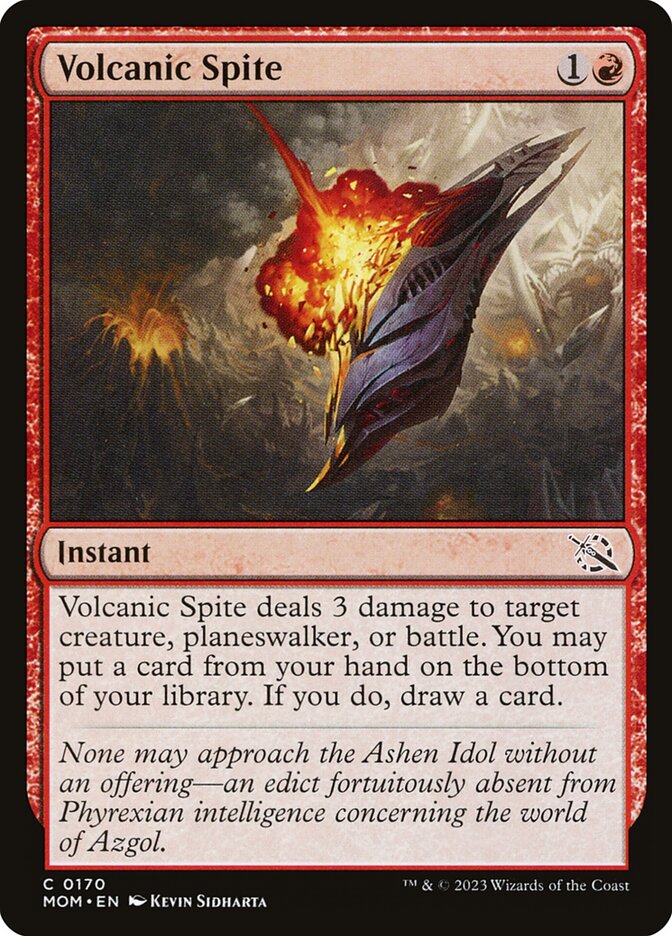 Volcanic Spite 170/291 (March of the Machine)  - Foil
