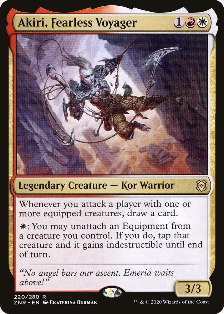 Akiri, Fearless Voyager 220 (Zendikar Rising) 