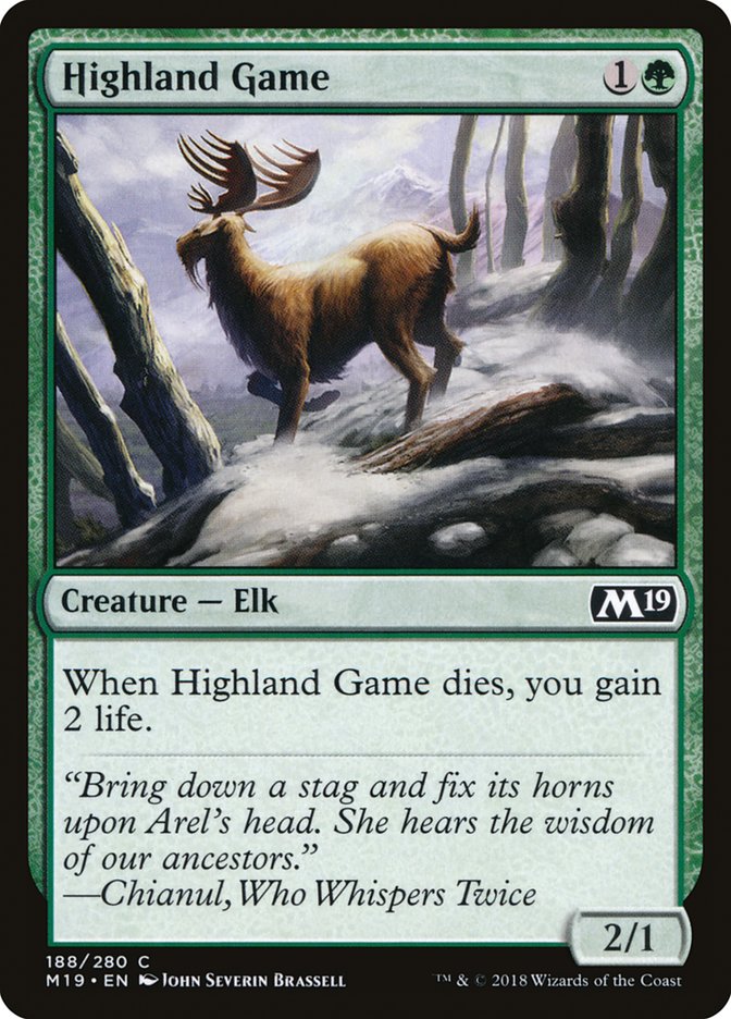 Highland Game 188/280 (Core Set 2019)  - Foil