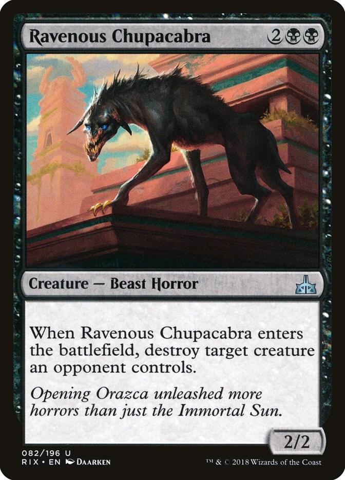 Ravenous Chupacabra 82 (Rivals of Ixalan) 