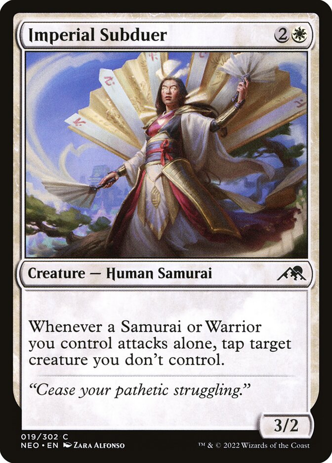Imperial Subduer 19/302 (Kamigawa: Neon Dynasty) 