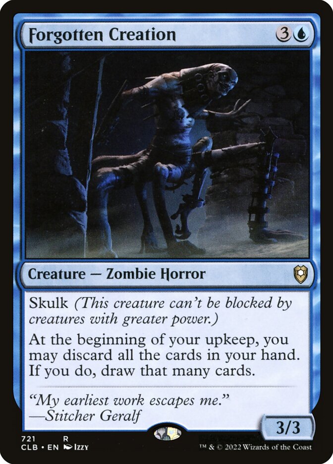 Forgotten Creation 721 (Commander Legends: Battle for Baldur's Gate) 