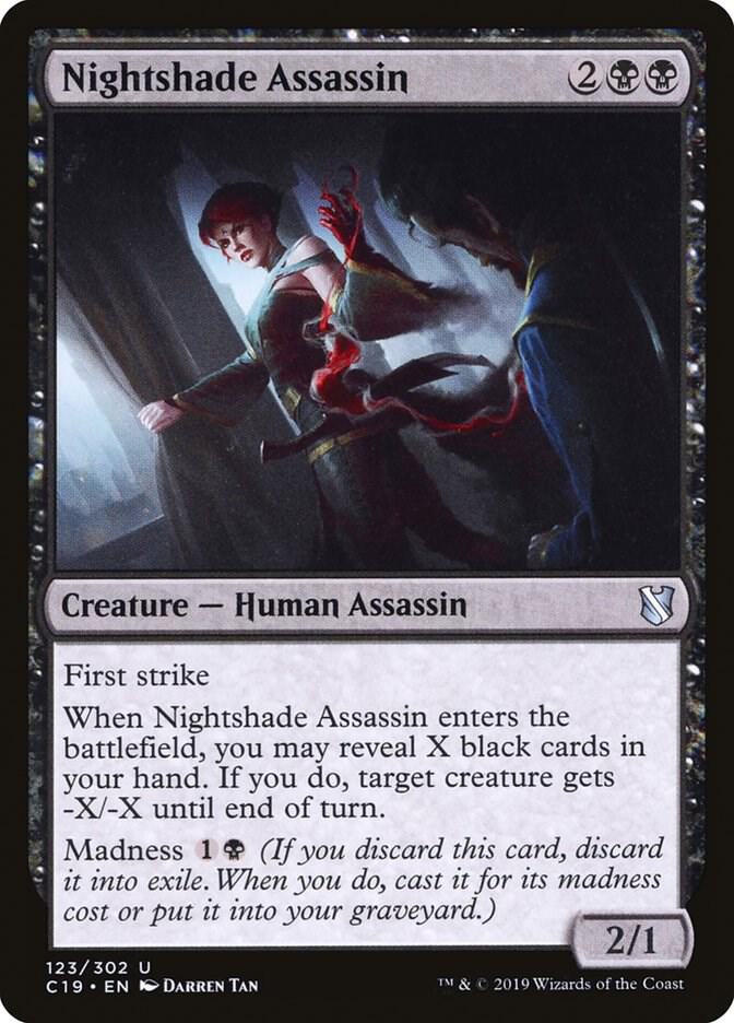 Nightshade Assassin 123/302 (Commander 2019) 