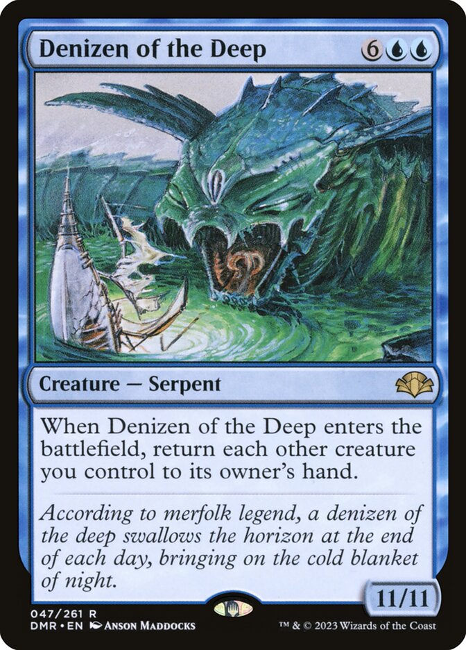Denizen of the Deep 47/261 (Dominaria Remastered)  - Foil