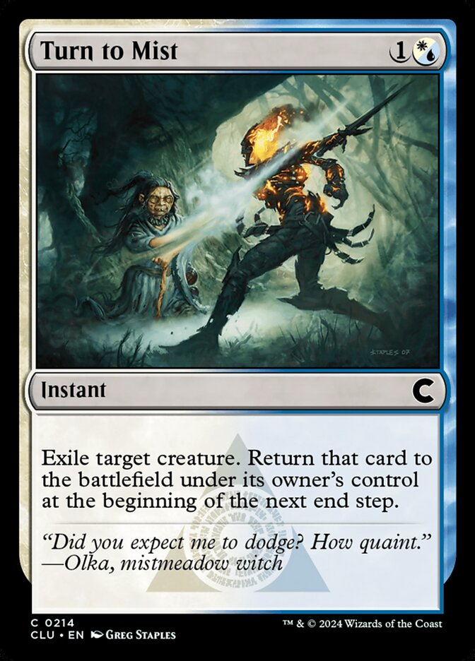 Turn to Mist 214/284 (Ravnica: Clue Edition) 