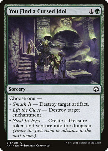 You Find a Cursed Idol 213 (Adventures in the Forgotten Realms)  - Foil