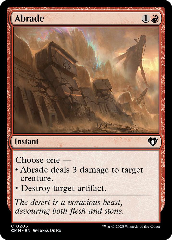 Abrade 203 (Commander Masters) 
