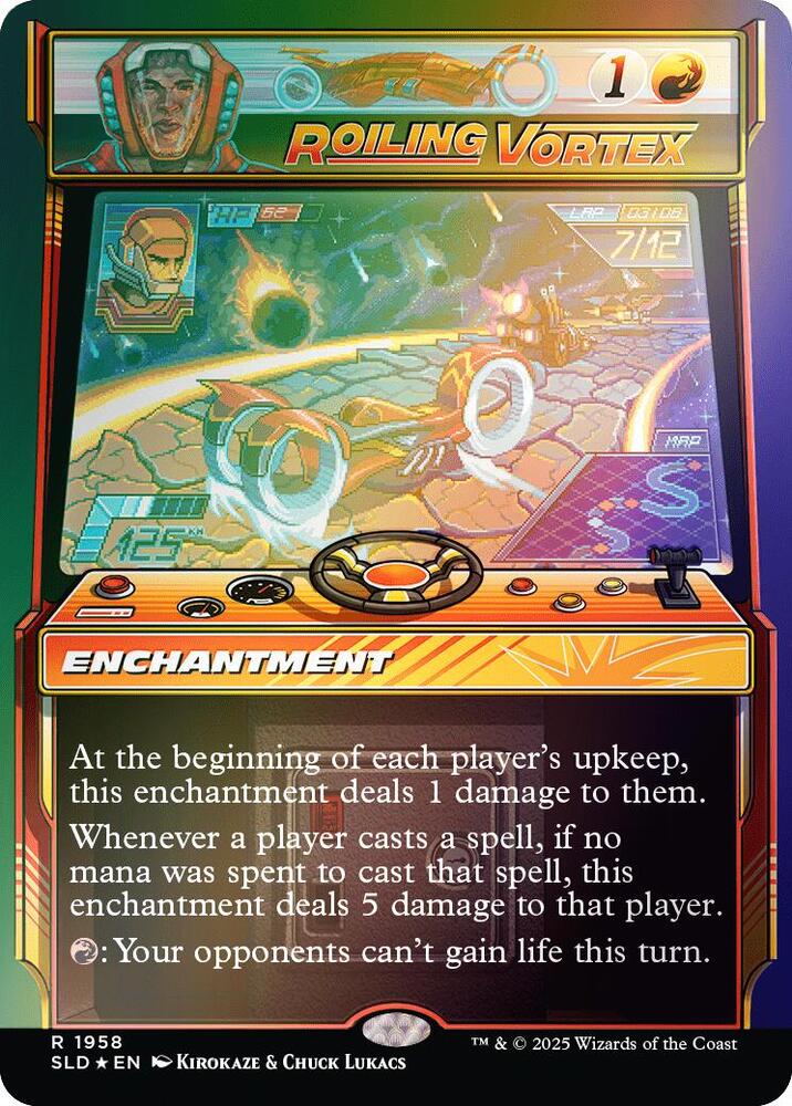 Roiling Vortex 1958 (Secret Lair Drop Series)  - Showcase Rainbow Foil