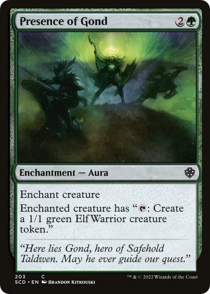 Presence of Gond 203/352 (Starter Commander Decks) 
