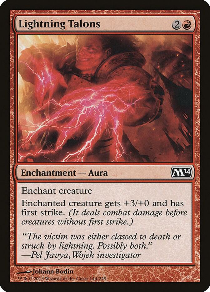 Lightning Talons 144/249 (Magic 2014 (M14)) 