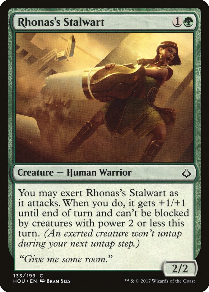 Rhonas's Stalwart 133/199 (Hour of Devastation) 
